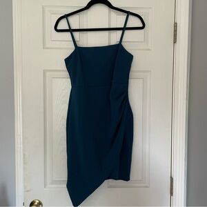 NWT Pink Lily Dark Teal Green Cocktail Dress Size Large